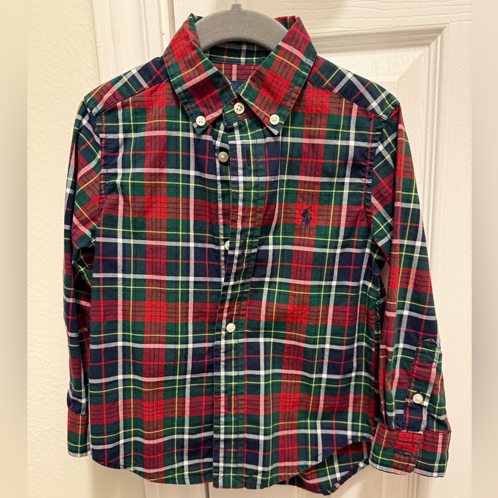 Toddler Ralph Lauren Button Down Plaid